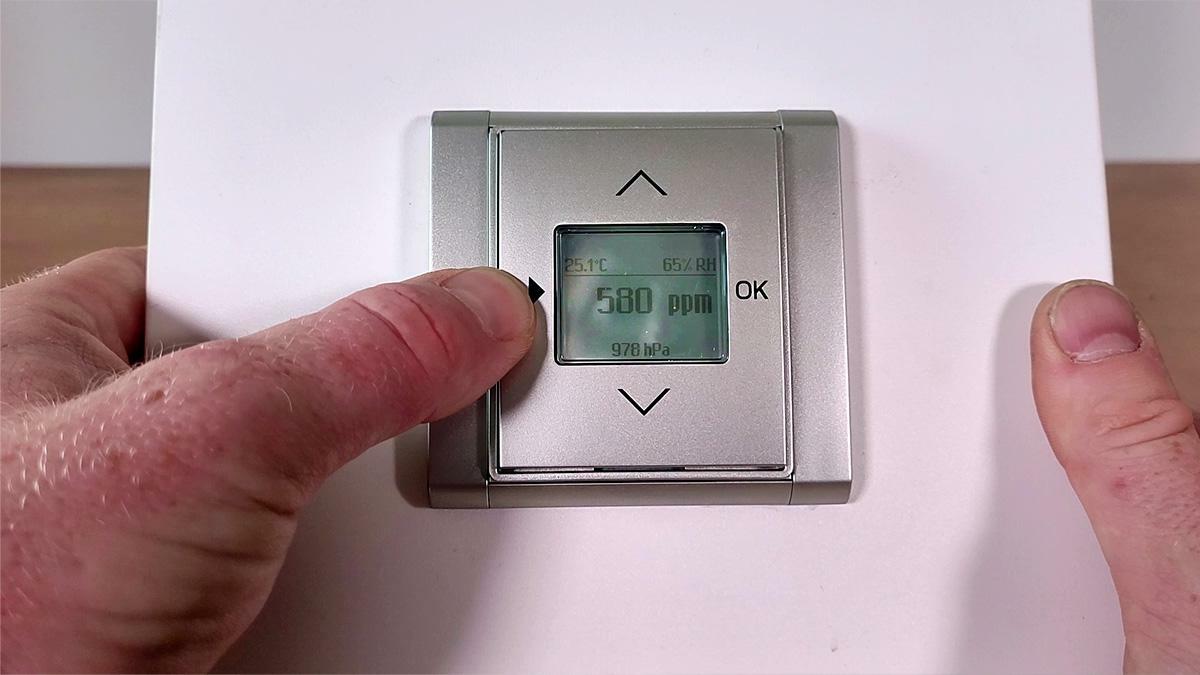 Detail nastavování čidla CO2