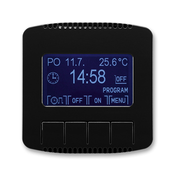 Hodiny spínací programovatelné (ovládací jednotka), Tango®, černá