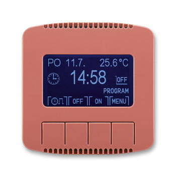 Hodiny spínací programovatelné (ovládací jednotka), Tango®, vřesová červená