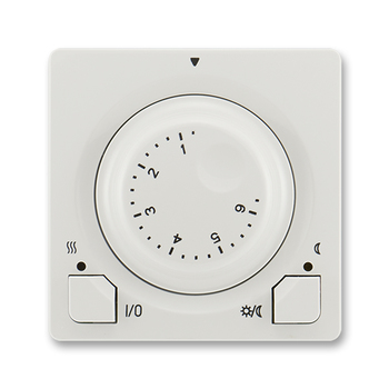 Termostat univerzální otočný (ovládací jednotka), Swing®, Swing®L, světle šedá