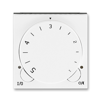 Termostat univerzální otočný (ovládací jednotka), Levit®, bílá / ledová bílá
