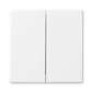 Kryt dělený pro smart switch, studio bílá