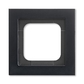 Rámeček pro elektroinstalační přístroje, jednonásobný, matná černá