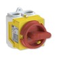 Odpínač ONE20 v krytu IP 67, 4pólový, žlutá / červená