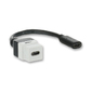 Zásuvka USB-C (keystone s kabelem), bílý keystone