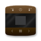 Kryt pro termostat s Bluetooth/ABB-free@home® wireless, hnědá