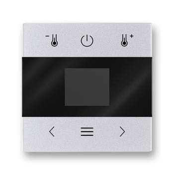 Kryt pro termostaty s Bluetooth / ABB-free@home® wireless, Future® linear, hliníková stříbrná