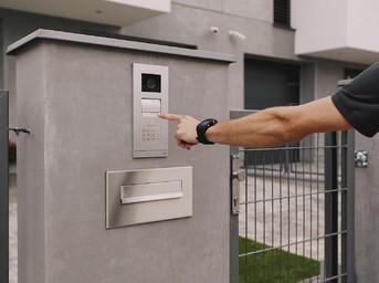 Domovní videotelefon ABB-Welcome Midi - venkovní tlačítkové tablo s kamerou
