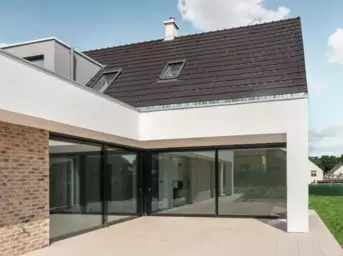 Chytrý dům - prosklená terasa
